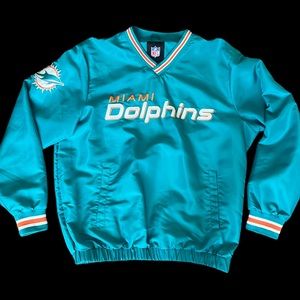 Men’s NFL Miami Dolphins Pullover Jacket Size Large